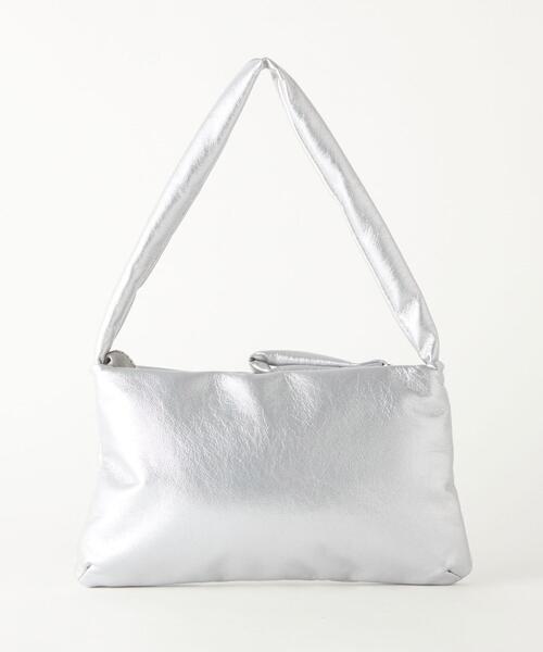 CITEN(シテン)の「<CITEN>グロッシー パデッド ミニバッグ(ハンドバッグ・レディース・ブラック/シルバー/レッド・FREE)」の18枚目の写真