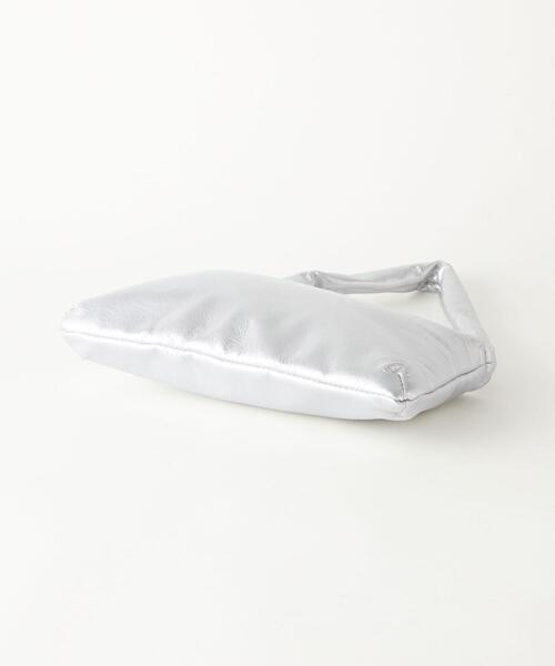 CITEN(シテン)の「<CITEN>グロッシー パデッド ミニバッグ(ハンドバッグ・レディース・ブラック/シルバー/レッド・FREE)」の15枚目の写真