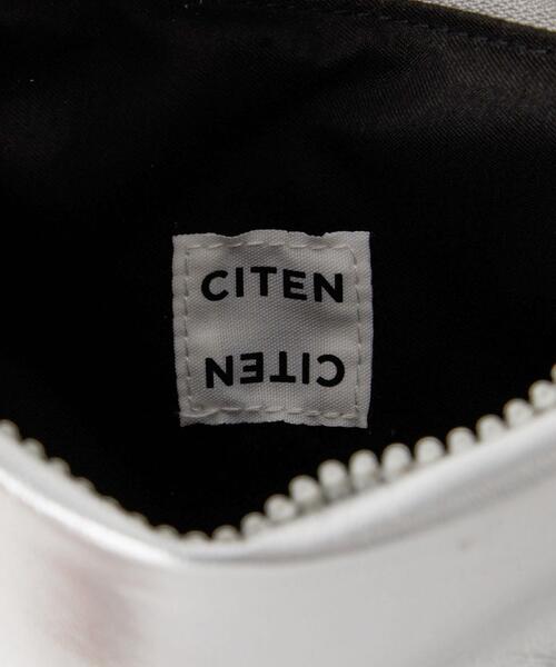 CITEN(シテン)の「<CITEN>グロッシー パデッド ミニバッグ(ハンドバッグ・レディース・ブラック/シルバー/レッド・FREE)」の13枚目の写真