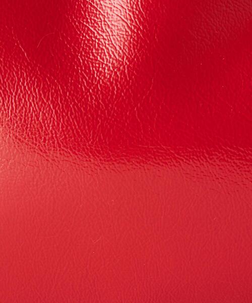 CITEN(シテン)の「<CITEN>グロッシー パデッド ミニバッグ(ハンドバッグ・レディース・ブラック/シルバー/レッド・FREE)」の6枚目の写真