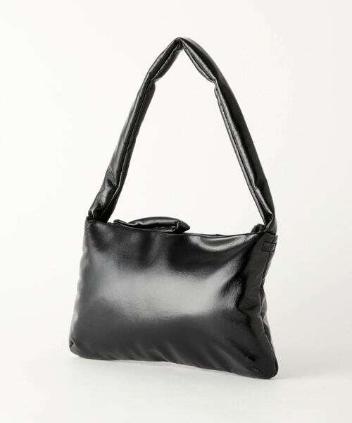 CITEN(シテン)の「<CITEN>グロッシー パデッド ミニバッグ(ハンドバッグ・レディース・ブラック/シルバー/レッド・FREE)」の5枚目の写真