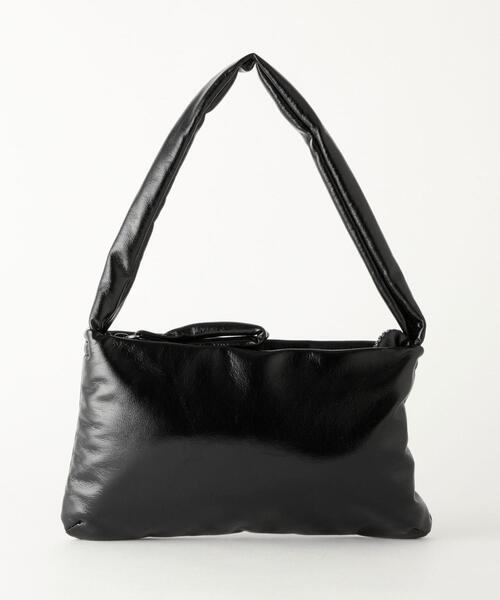 CITEN(シテン)の「<CITEN>グロッシー パデッド ミニバッグ(ハンドバッグ・レディース・ブラック/シルバー/レッド・FREE)」の4枚目の写真