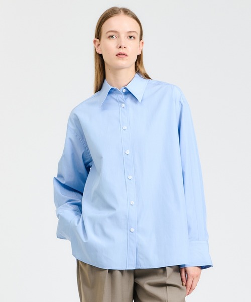 美品 エストネーション トーマスメイソン バックオープンビッグシャツ ESTNATION（エストネーション）の「【CLASSY. 11月号掲載