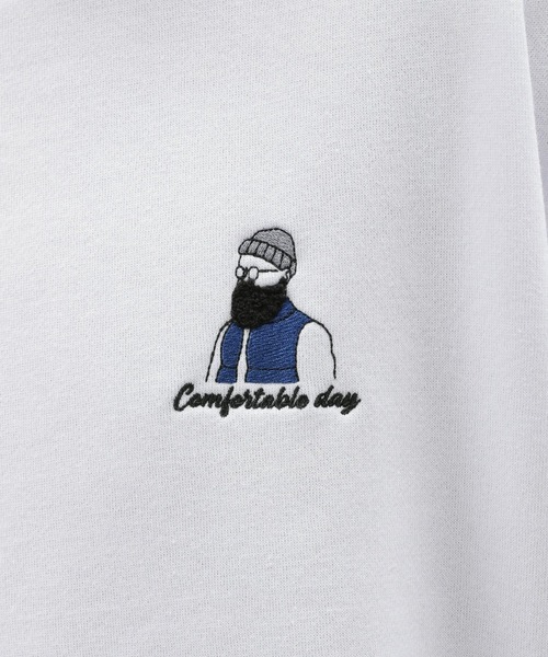 LAKOLE（ラコレ）の「ヒゲサガラ裏起毛プルオーバー / 975108（スウェット・メンズ・ブラック/ライトグレー/ホワイト/イエロー/ブルー/パープル・LARGE/X-LARGE/MEDIUM）」の16枚目の写真