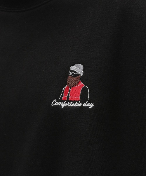 LAKOLE（ラコレ）の「ヒゲサガラ裏起毛プルオーバー / 975108（スウェット・メンズ・ブラック/ライトグレー/ホワイト/イエロー/ブルー/パープル・LARGE/X-LARGE/MEDIUM）」の18枚目の写真