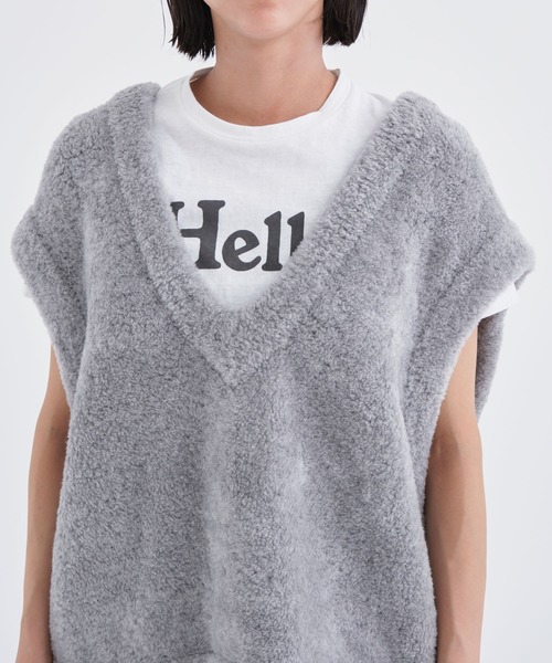 【layerd tank Knit】　アカネウツノミヤ AKANE UTSUNOMIYA（アカネウツノミヤ） ニット セーター 「AKANE