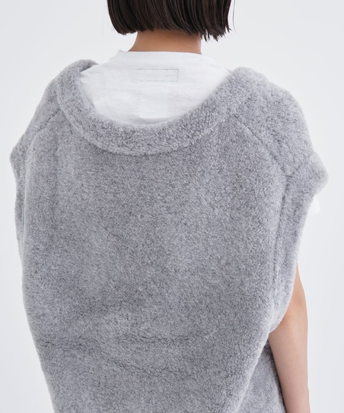 AKANE UTSUNOMIYA（アカネウツノミヤ）の「【AKANE UTSUNOMIYA/アカネウツノミヤ】Super Fleece Knit Vest/スーパーフリースニットベスト（ベスト・レディース・グレー・FREE）」の8枚目の写真