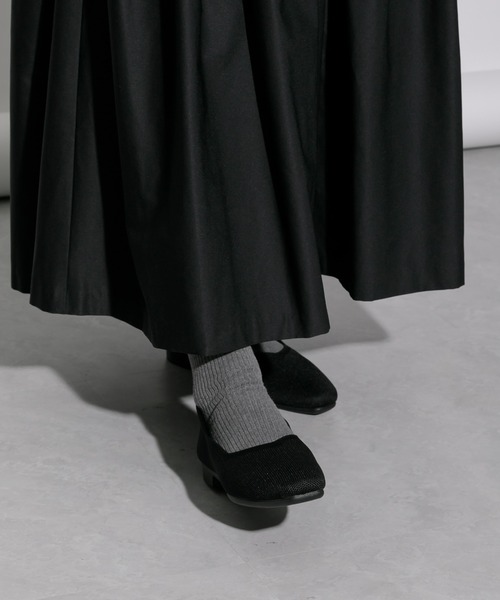 Bermosa（ベルモサ）の「ニットパンプス 無地 レオパード（パンプス・レディース・ベージュ/ブラック/ブラウン・S/LL/L/M）」の17枚目の写真