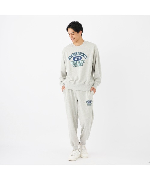 Ocean Pacific(オーシャンパシフィック)の「Ocean Pacific/オーシャンパシフィック スウェット クルーネック プルオーバー 長袖 リブ ガレッジ風 トレーナー(スウェット・メンズ・チャコールグレー/アイボリー/ネイビー/ヘザーグレー・L/M/XL)」の9枚目の写真