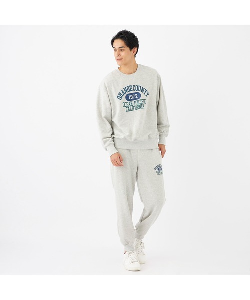 Ocean Pacific(オーシャンパシフィック)の「Ocean Pacific/オーシャンパシフィック スウェット クルーネック プルオーバー 長袖 リブ ガレッジ風 トレーナー(スウェット・メンズ・チャコールグレー/アイボリー/ネイビー/ヘザーグレー・L/M/XL)」の10枚目の写真