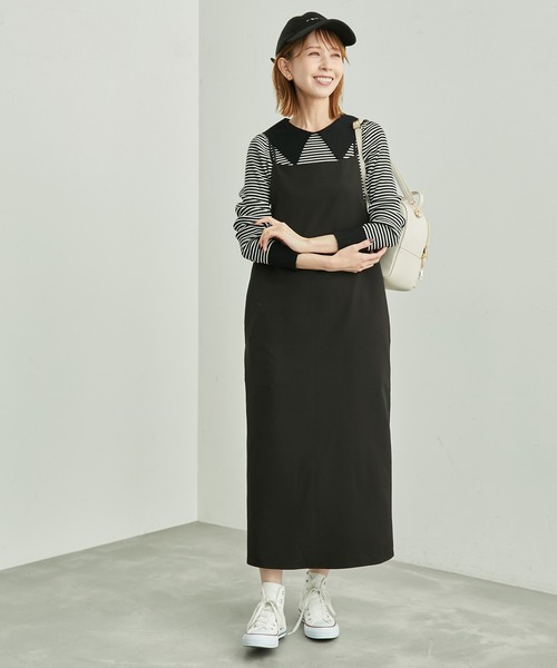 ROPE' PICNIC(ロペピクニック)の「【WEB限定】ビッグ襟ニットプルオーバー(ニット/セーター・レディース・ベージュ系その他/オフホワイト/ブラック/ブルー系その他4・38)」の9枚目の写真