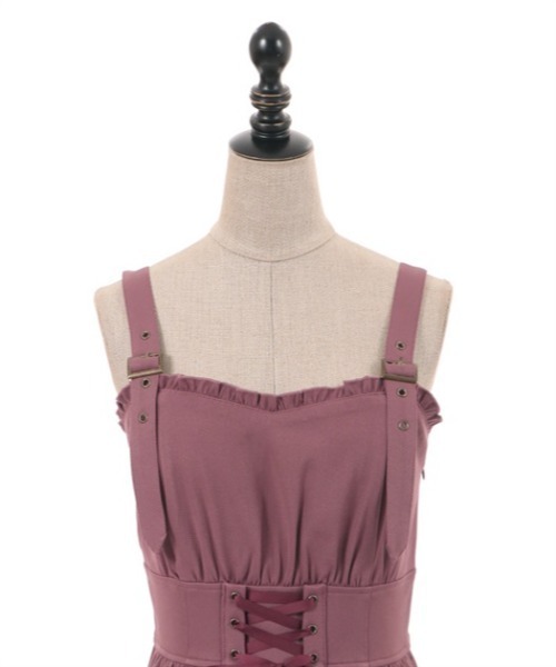 axes femme POETIQUE レースアップミニキャミワンピース axes femme POETIQUE（アクシーズファムポエティック）の
