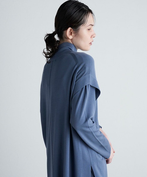 【手洗い可能】ECO　LUXニットジレ セール】【ECO LUX】ニットジレ≪手洗い可能≫（ニット/セーター