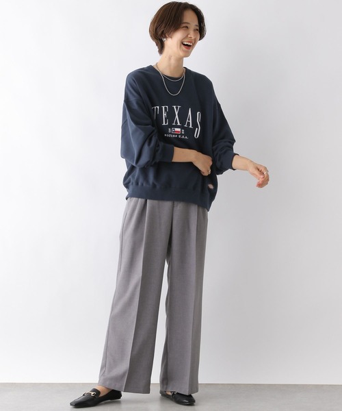 LEPSIM（レプシィム）の「【Dickies／ディッキーズ】ロゴプルオーバー　961757（Tシャツ/カットソー・レディース・グレー/ネイビー・FREE）」の8枚目の写真