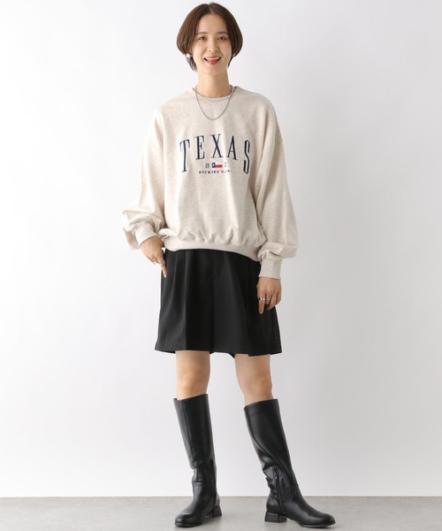 LEPSIM（レプシィム）の「【Dickies／ディッキーズ】ロゴプルオーバー　961757（Tシャツ/カットソー・レディース・グレー/ネイビー・FREE）」の5枚目の写真