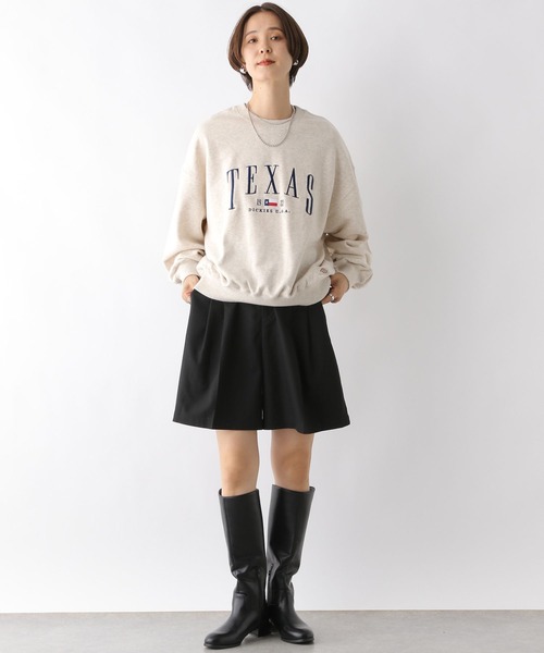 LEPSIM（レプシィム）の「【Dickies／ディッキーズ】ロゴプルオーバー　961757（Tシャツ/カットソー・レディース・グレー/ネイビー・FREE）」の6枚目の写真