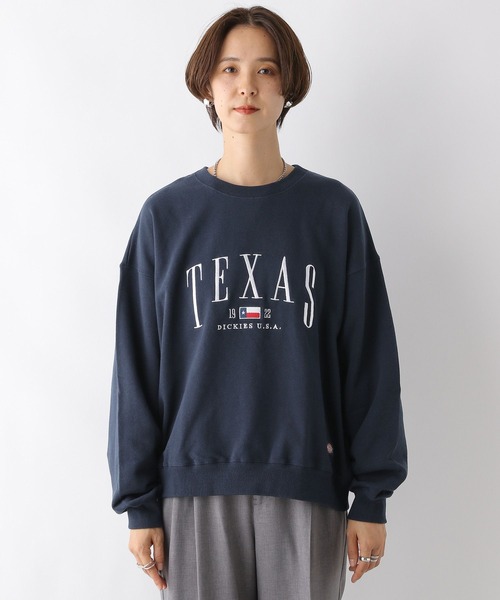 LEPSIM（レプシィム）の「【Dickies／ディッキーズ】ロゴプルオーバー　961757（Tシャツ/カットソー・レディース・グレー/ネイビー・FREE）」の9枚目の写真