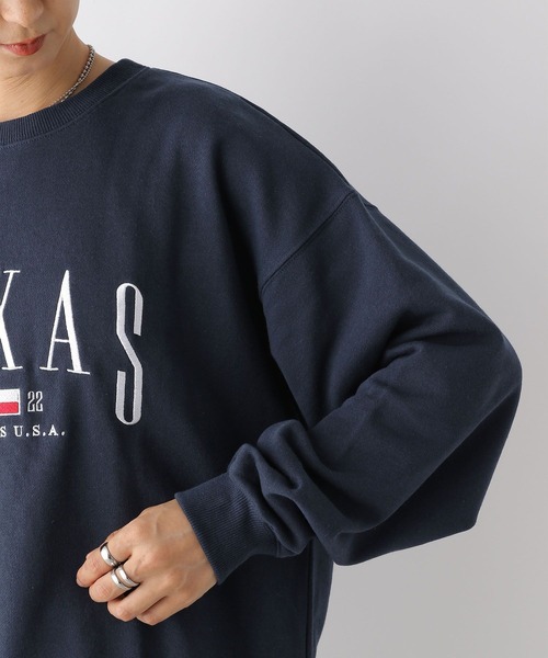 LEPSIM（レプシィム）の「【Dickies／ディッキーズ】ロゴプルオーバー　961757（Tシャツ/カットソー・レディース・グレー/ネイビー・FREE）」の13枚目の写真