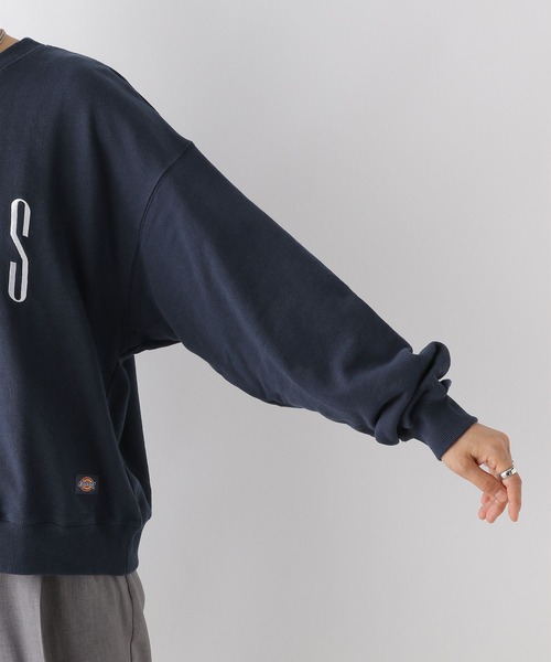 LEPSIM（レプシィム）の「【Dickies／ディッキーズ】ロゴプルオーバー　961757（Tシャツ/カットソー・レディース・グレー/ネイビー・FREE）」の14枚目の写真