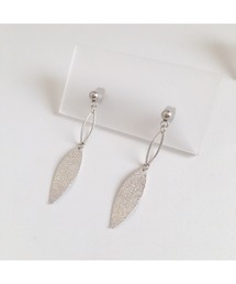 【fuwari】ダブルリーフ　サージカルステンレス　ピアス(MA)