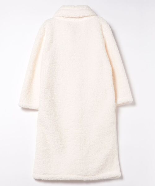 blooming FLORA（ブルーミングフローラ）の「【 もふもふSNOOPY 着る毛布 】 ルームウェア 前開き あったか 温活 スヌーピー / M L LL（ガウン/バスローブ・レディース・アイボリー/モカ・MEDIUM/LARGE/X-LARGE）」の3枚目の写真