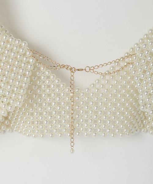 LOWRYS FARM（ローリーズファーム）の「パールビスチェ　991683（ベスト・レディース・ホワイト/ホワイト系その他・FREE）」の7枚目の写真