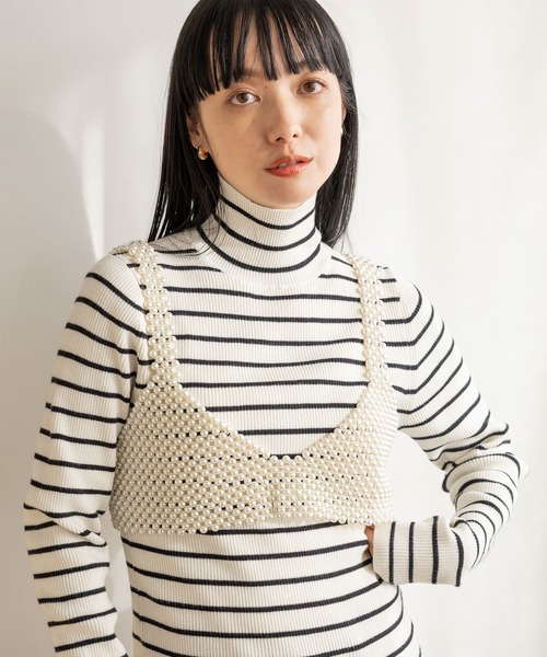 LOWRYS FARM（ローリーズファーム）の「パールビスチェ　991683（ベスト・レディース・ホワイト/ホワイト系その他・FREE）」の12枚目の写真