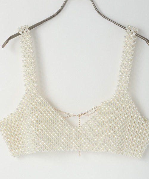 LOWRYS FARM（ローリーズファーム）の「パールビスチェ　991683（ベスト・レディース・ホワイト/ホワイト系その他・FREE）」の18枚目の写真