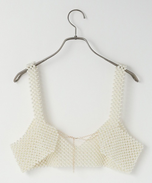 LOWRYS FARM（ローリーズファーム）の「パールビスチェ　991683（ベスト・レディース・ホワイト/ホワイト系その他・FREE）」の20枚目の写真