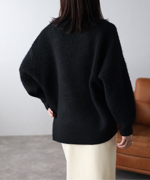 NEBRASKAカレッジロゴシャギーニット（ニット/セーター）｜Bonjour