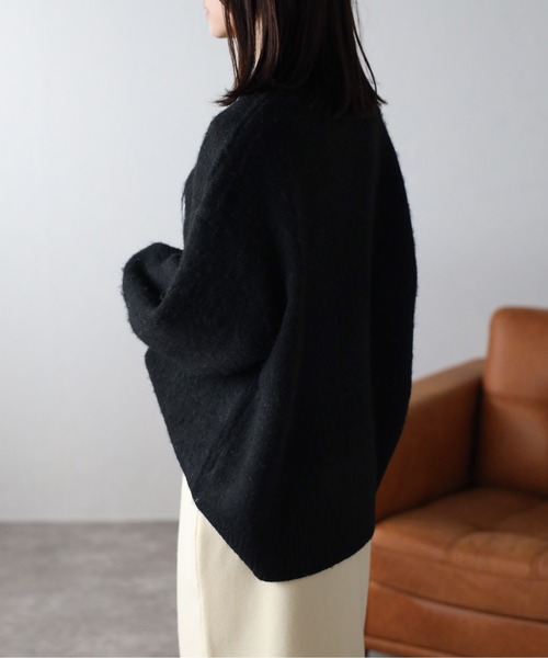 NEBRASKAカレッジロゴシャギーニット（ニット/セーター）｜Bonjour