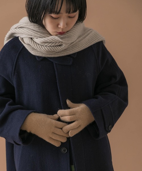 URBAN RESEARCH DOORS（アーバンリサーチドアーズ）の「『一部WEB限定カラー』ハミルトンウールロンググローブ（手袋・レディース・グレー系その他/ライトグレー/ベージュ/チャコールグレー・-）」の19枚目の写真