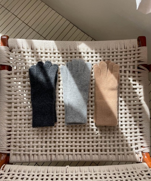 URBAN RESEARCH DOORS（アーバンリサーチドアーズ）の「『一部WEB限定カラー』ハミルトンウールロンググローブ（手袋・レディース・グレー系その他/ライトグレー/ベージュ/チャコールグレー・-）」の18枚目の写真