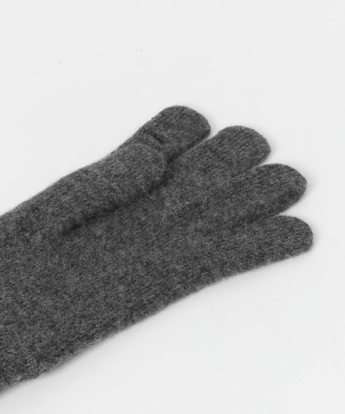 URBAN RESEARCH DOORS（アーバンリサーチドアーズ）の「『一部WEB限定カラー』ハミルトンウールロンググローブ（手袋・レディース・グレー系その他/ライトグレー/ベージュ/チャコールグレー・-）」の7枚目の写真