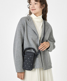 LeSportsac（レスポートサック）の「GH MINI PHONE XBODY  W STONES ビジューディープブルーシー（ショルダーバッグ・キッズ）」