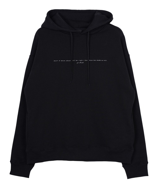 jiggys shop(ジギーズショップ)の「ロゴプリントフーディー裏起毛スウェットパーカー(スウェット・メンズ・ブラック/ホワイト/ネイビー・MEDIUM/LARGE)」の7枚目の写真