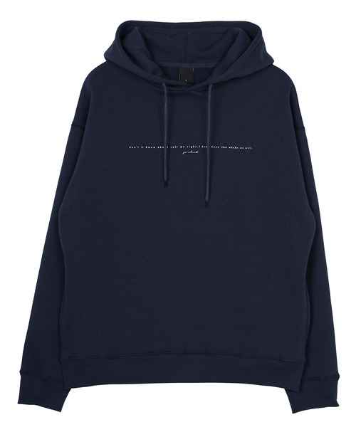 jiggys shop(ジギーズショップ)の「ロゴプリントフーディー裏起毛スウェットパーカー(スウェット・メンズ・ブラック/ホワイト/ネイビー・MEDIUM/LARGE)」の4枚目の写真