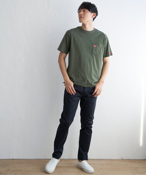 ikka(イッカ)の「【親子コーデ】URBAN NATURE LIFE アーバンネイチャーライフ ワンポイントTシャツ(Tシャツ/カットソー・メンズ・ホワイト/ネイビー/オレンジ/ブラック/オリーブ・M/L/XL/S)」の19枚目の写真