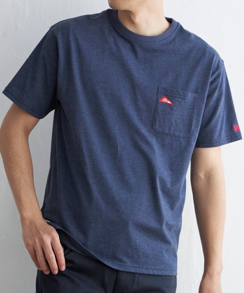 ikka(イッカ)の「【親子コーデ】URBAN NATURE LIFE アーバンネイチャーライフ ワンポイントTシャツ(Tシャツ/カットソー・メンズ・ホワイト/ネイビー/オレンジ/ブラック/オリーブ・M/L/XL/S)」の4枚目の写真