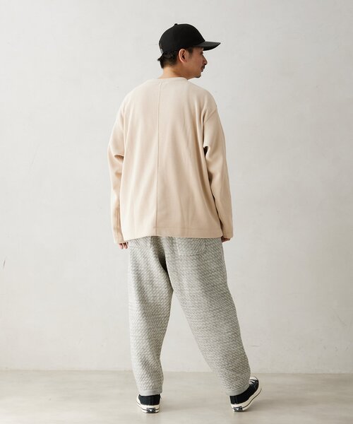 JOURNAL STANDARD relume(ジャーナルスタンダード レリューム)の「モールコーデュロイ プルオーバー(Tシャツ/カットソー・メンズ・ブラウン系その他/アイボリー/ピンク/ネイビー/ブラウン・LARGE/MEDIUM)」の11枚目の写真