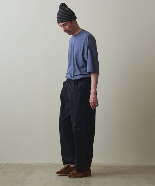 Steven Alan(スティーブンアラン)の「<Steven Alan> ドレープ ショートスリーブ Tシャツ -LOOSE(Tシャツ/カットソー・メンズ・ブラック/ダークグレー/パープル・S/M/L/XL)」の10枚目の写真