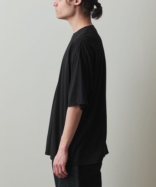 Steven Alan(スティーブンアラン)の「<Steven Alan> ドレープ ショートスリーブ Tシャツ -LOOSE(Tシャツ/カットソー・メンズ・ブラック/ダークグレー/パープル・S/M/L/XL)」の13枚目の写真