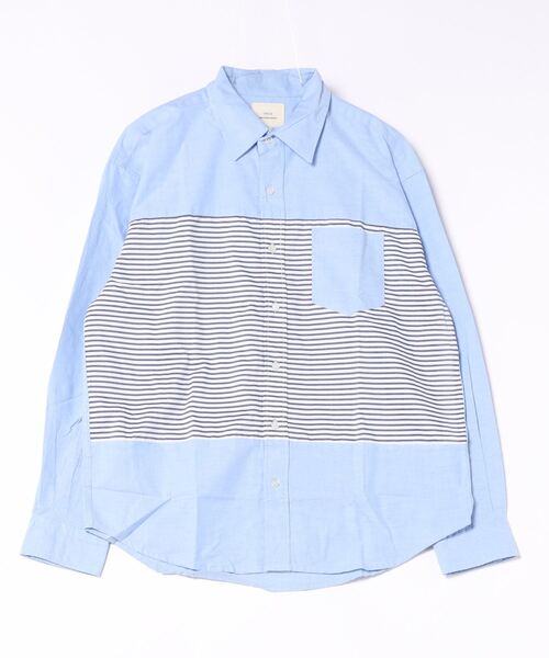 CORISCO(コリスコ)の「オックス 前身ロンスト切替シャツ(M1)(シャツ/ブラウス・メンズ・オレンジ/ブルー/ブラック/グリーン/ホワイト・LARGE/X-LARGE/MEDIUM)」の20枚目の写真