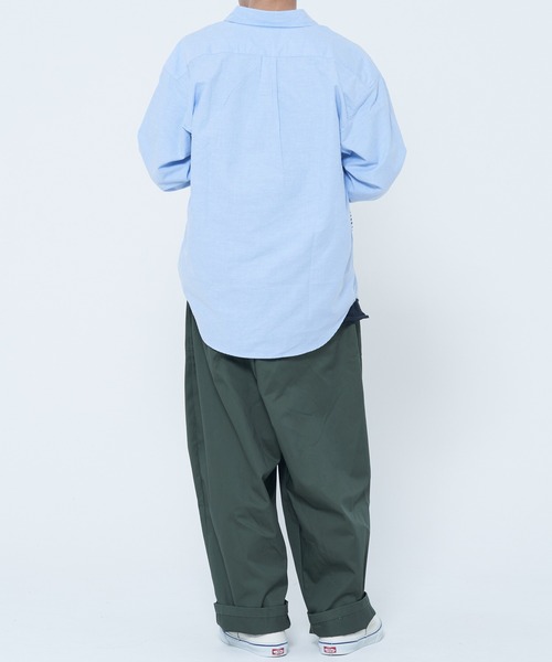 CORISCO(コリスコ)の「オックス 前身ロンスト切替シャツ(M1)(シャツ/ブラウス・メンズ・オレンジ/ブルー/ブラック/グリーン/ホワイト・LARGE/X-LARGE/MEDIUM)」の19枚目の写真