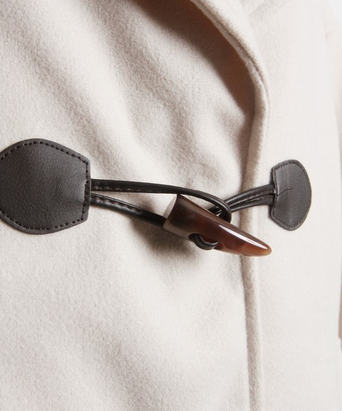 tocco closet(トッコ クローゼット)の「【ZOZO限定】オーバーサイズダッフルコート(ダッフルコート・レディース・ブラック/グレー/アイボリー・M)」の4枚目の写真