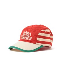 BOBO CHOSES | BOBO CHOSES / Red Stripes キャップ 24（52～54cm）(キャップ)