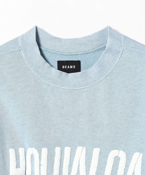BEAMS（ビームス）の「BEAMS / ヴィンテージライク プリント スウェット（スウェット・メンズ・サックスブルー/ベージュ・S/M/L/XL）」の19枚目の写真