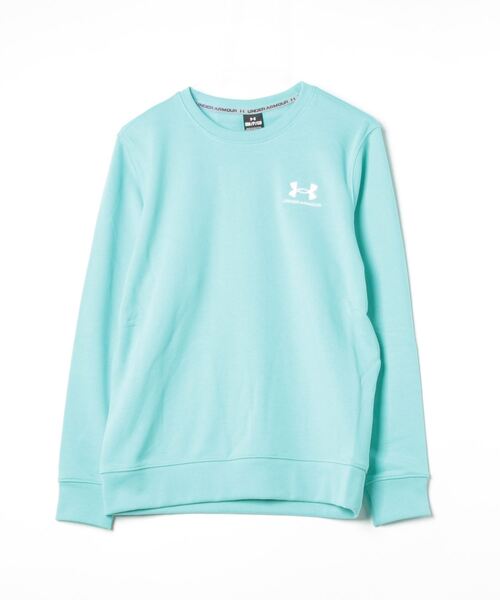 UNDER ARMOUR（アンダーアーマー）の「アンダーアーマー  UAエッセンシャルテリー クルー（スウェット・メンズ・サックスブルー/ターコイズブルー・S/M/L/LL/3L）」の2枚目の写真