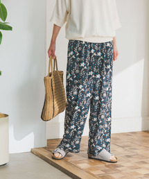 URBAN RESEARCH DOORS | 『接触冷感/イージーケア』フラワープリントイージーパンツ(その他パンツ)