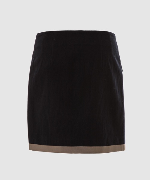 DRIES VAN NOTEN（ドリスヴァンノッテン）の「SOUGIE TAPE 8382 W.W.SKIRT NAV（スカート・レディース・ネイビー・36/34）」の2枚目の写真